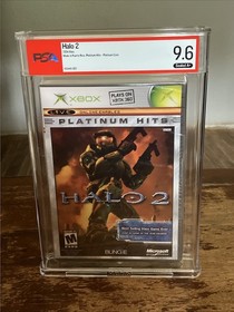 Halo 2 Xbox 2004 New Graded PSA 9.6 Sealed A+ Video Game Free Shipping Grade
