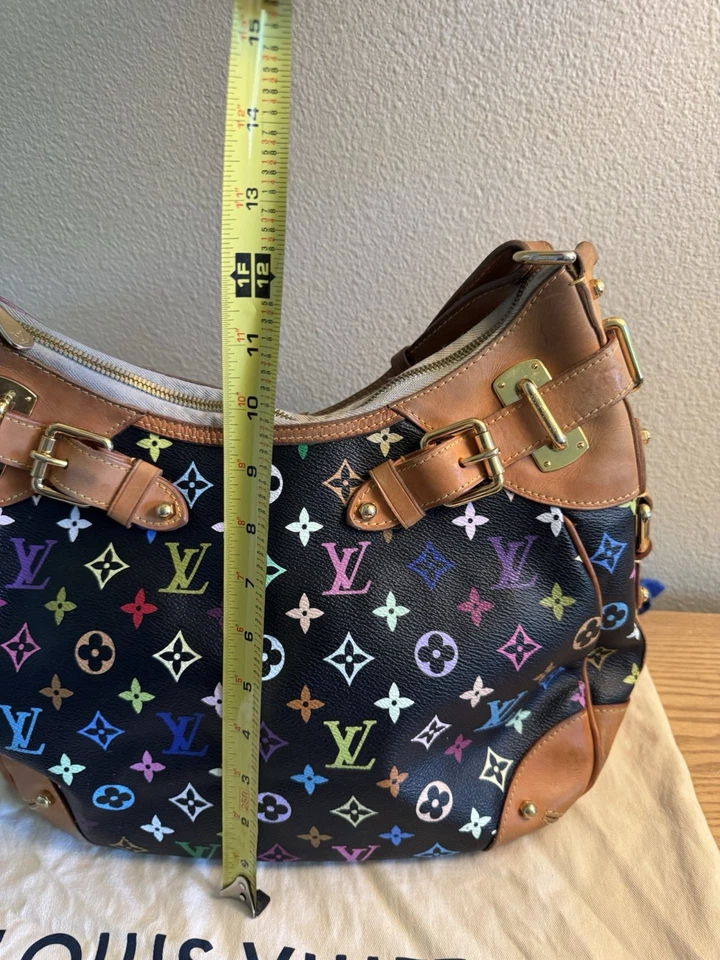 LOUIS VUITTON Greta Murakami Multicolor Hombro TM x LV Hobo BOLSO ANTIPOLVO CAJA BLOQUEO Foto 2 de 4