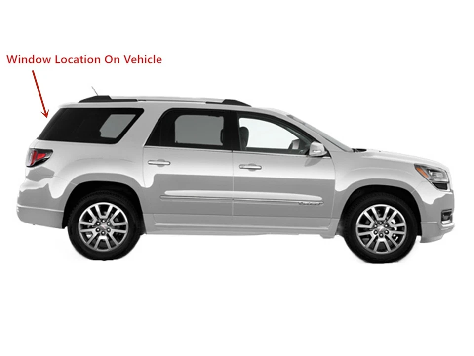 Fits 07-10 Saturn Outlook 13-16 GMC Acadia Back Tailgate Window Glass Heated Foto 4 de 4