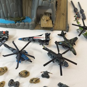 Lot Micro Machines Military Battle Zone Hornet Hill (Incomplete) 1990's Galoob