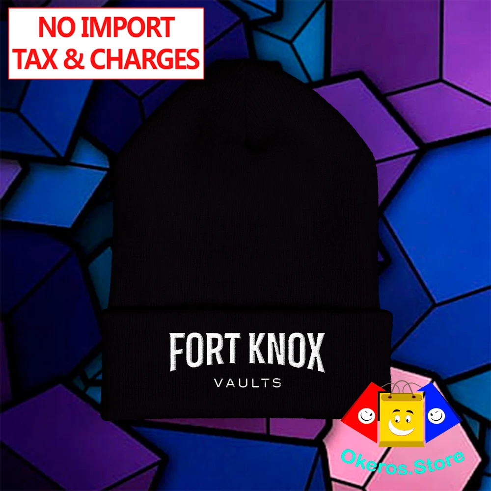 Fort Knox Adult Winter Black Classic Beanie Hat