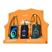 Wall Mounted Cell Phone Charging Station with 8-Port High-Speed Cables – Univ...