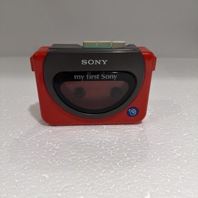 【美品DE修復品】SONY Cassette WALKMAN WM-3000 Vintage My First Sony Walkman Red WM-3000 Cassette Player READ | eBay