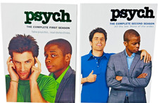 Psych Seasons 1  2 DVD Lot Complete Series Set   Tested Works EXCELLENT
