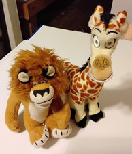 Ty Beanie Babies Plush Giraffe Melman & Alex The Lion Madagascar Escape 2 Africa