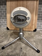Blue Snowball Ice USB Microphone for Recording and Streaming On PC and Mac White