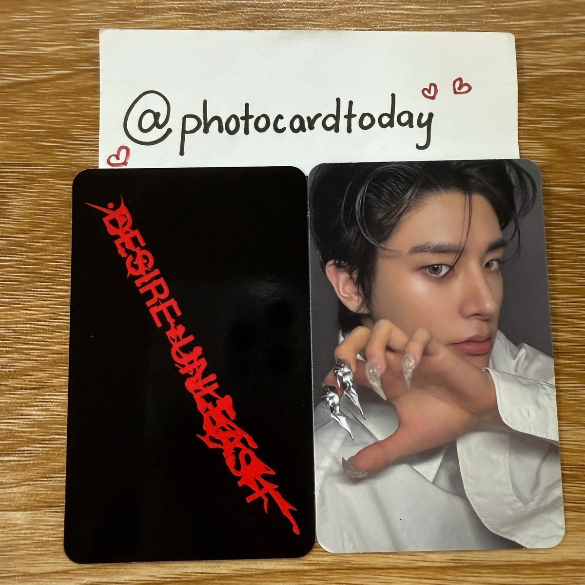 ENHYPEN x DESIRE:UNLEASH ALL PHOTOCARD weverse OFFICIAL make you