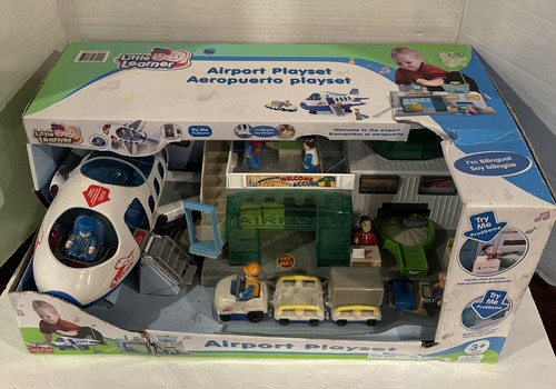 NEW Hap-P-Kid Airport Playset Lights and Sound English & Spanish Little Learner - Picture 2 of 9