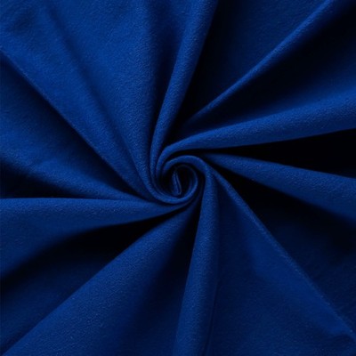 Royal Blue Solid Flannel Fabric - 44'' Wide - 100% Cotton - Sold by the Yard
