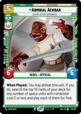 Admiral Ackbar Assume Attack Coordinates 110/264 carta