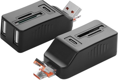 5 in 1 USB-A USB-C auf USB3.0 Hub SD/TF Kartenleser