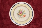 Vintage Johnson Bros. Dinner Plate Old English Floral Yellow Blue Scalloped Edge — photo 1
