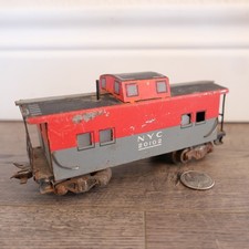 Vintage Marx O Scale Tin Caboose Car New York Central NYC 20102