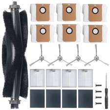 Mop Cloths and Side Brushes Compatible with For Eufy L60 Series