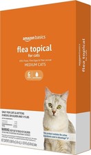 Amazon Basics Preventative Topical Flea Treatment for Medium Cats 5-9 Pounds 