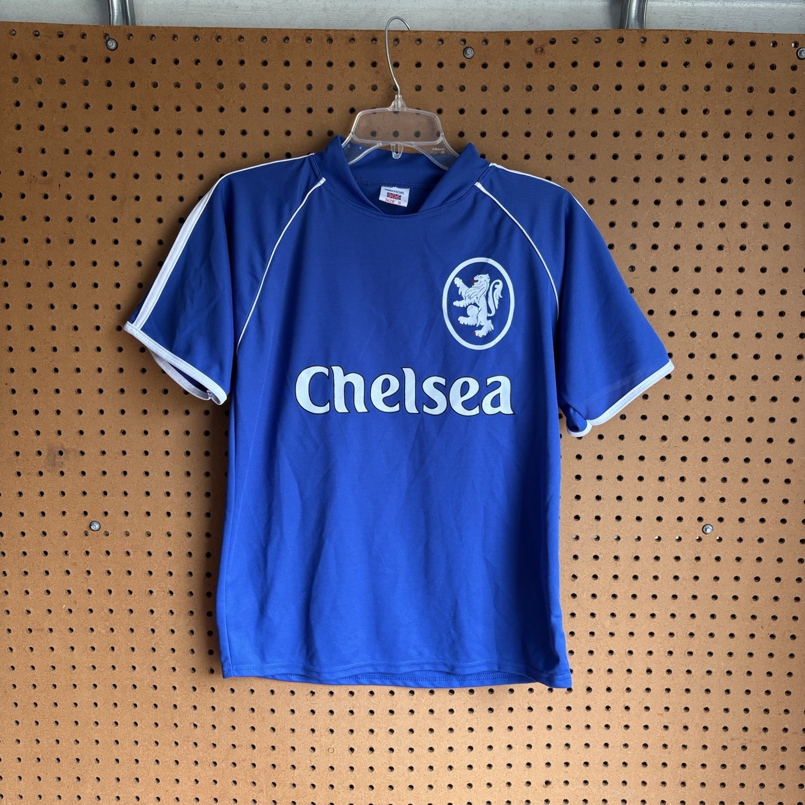 Vintage Chelsea FC Pogba #11 Unlicensed Soccer Jersey Blue Size Small