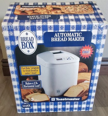 New, Open Box Toastmaster Model 1148x Up To 2lb. Bread Box Automatic Bread Maker