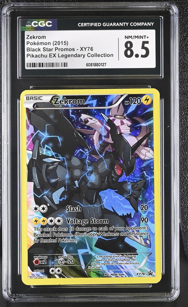 CGC 8.5 Zekrom 2015 Black Star Promos XY76 Pokemon Card | eBay