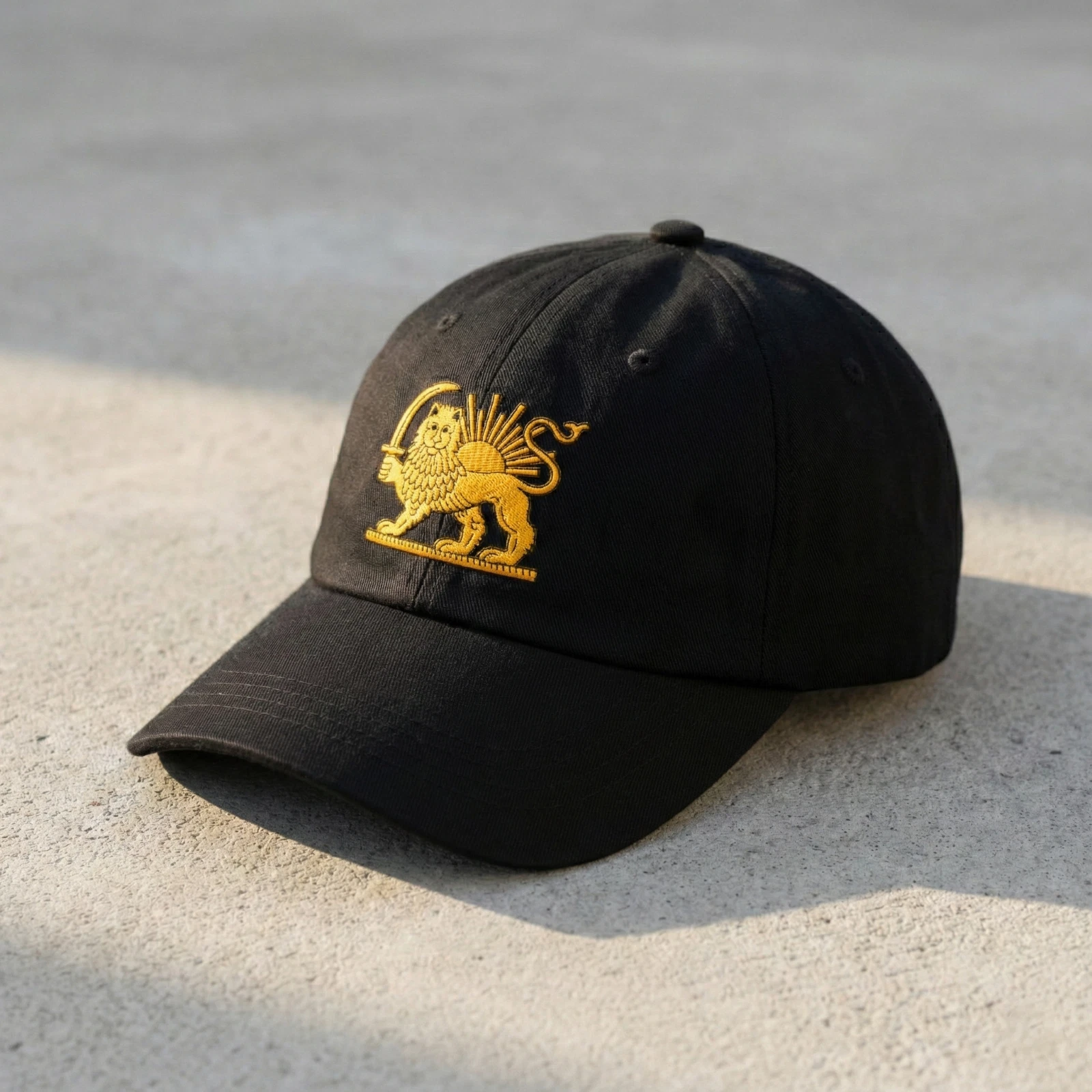 Persian Lion and Sun Hat, Make Iran Great Again Cap, MIGA Custom Hat