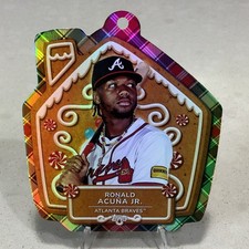 2024 Topps Holiday - Oversized Ornaments Die-Cuts Ronald Acuña Jr. #MLBO-3