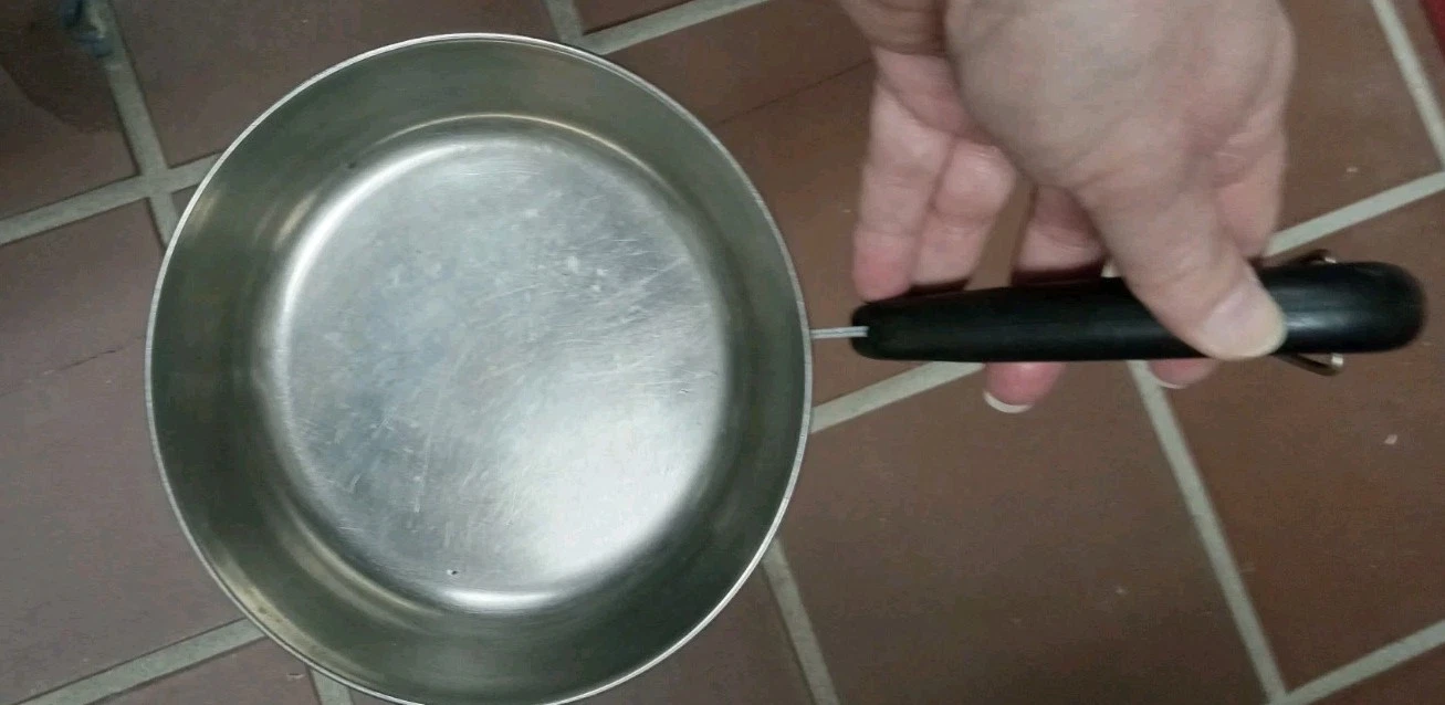 Stainless 1801 REVERE WARE Copper Clad 3 Qt Sauce Pan Pot W Lid 60s Kitchen MCM