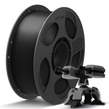 ANYCUBIC PLA+ 3D Printer Filament 1.75mm, 1KG Black 1kg, 1kg pla+Black