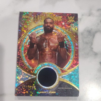 2026 Topps WWE Universe Montez Ford Aqua Speckle /299 Relic Event Used Patch