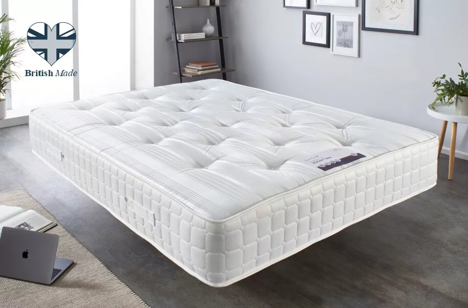 1000 POCKET SPRUNG MATTRESS SINGLE SMALL DOUBLE DOUBLE KING