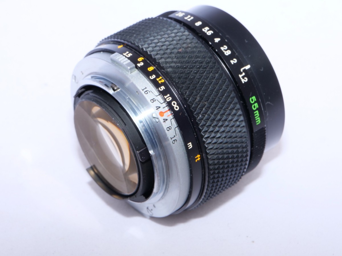 Olympus G. Zuiko Auto-S 55mm f1.2 FAST OM Normal Lens. Caps