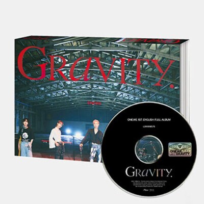 ONEWE [GRAVITY] 1st English Full Album CD+Foto Buch+Mark+4 Karte+Sticker+etc