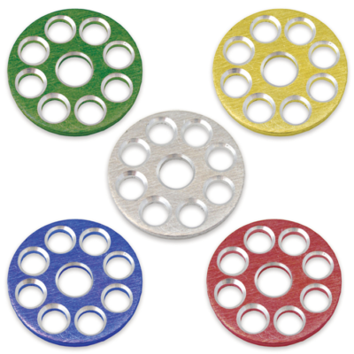 #ad BOLT MOTORCYCLE HARDWARE INC ALM WORKS TANK WASHER YELLOW 2009 WTW.Y $14.18