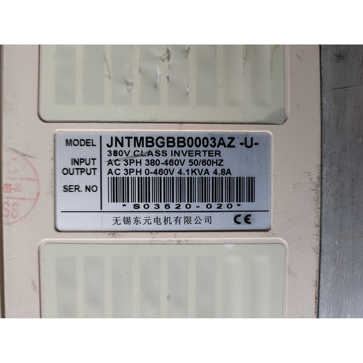 1PS Used For TECO JNTMBGBB0003AZ-U- 7200MA 2.2KW 380V