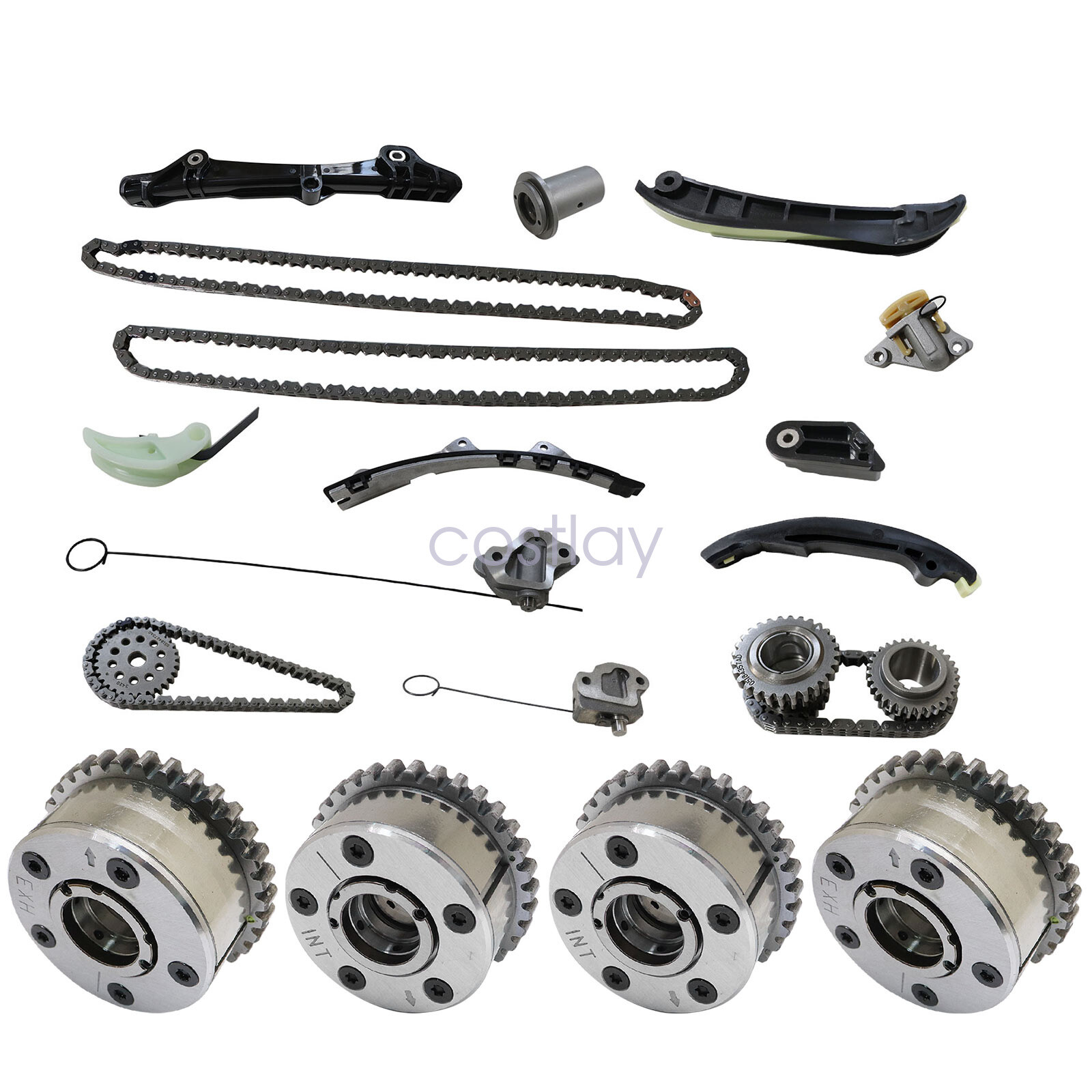 Timing Chain Kit Camshaft Phaser Fit For Maserati Quattroporte Ghibli Levante