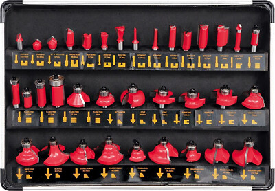 YATO  YT-6803 Fräsersatz Oberfräser Nutfräser Holzfräser Set 35 tlg