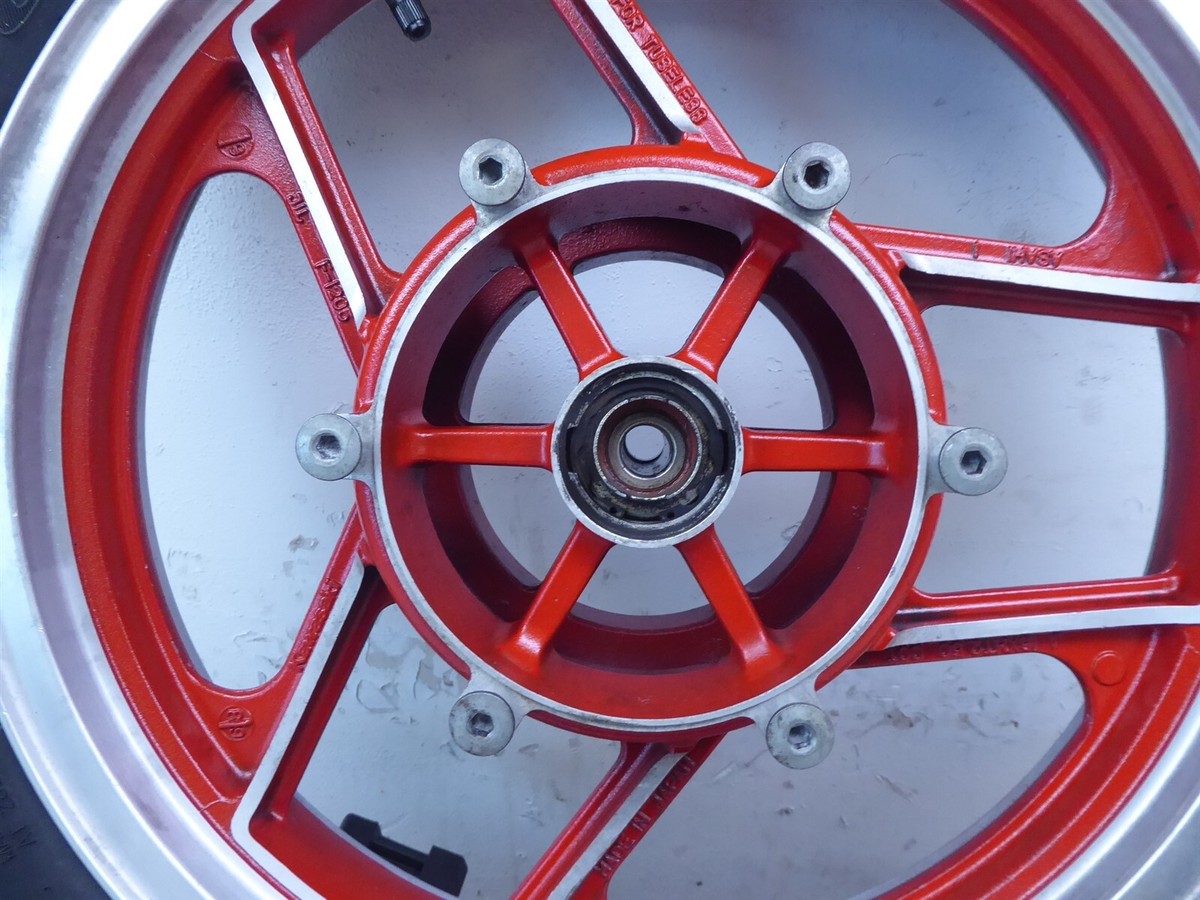 1988 Kawasaki ZX600C Ninja K771-1) red front wheel rim 16in | eBay