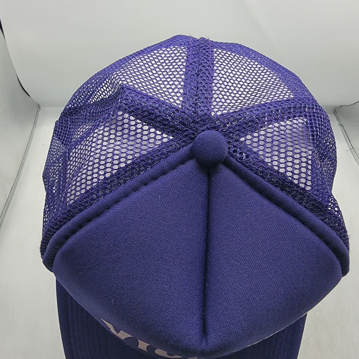 Willy Wonka Violet Adults Purple Trucker Hat Casual Outdoors Lightweight Willy Wonka Top Hat Replica Prop - Tim Burton Charlie and  main image 4