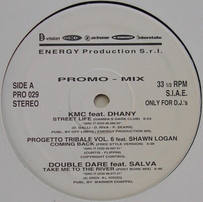 Promo-Mix 029  (12'') KMC, Progetto Tribale, Double Dare, Tracy, Sandy B, House