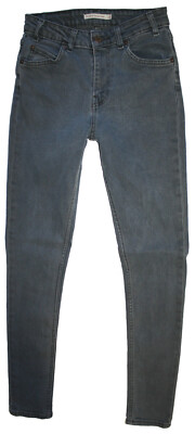 Levis Damen Jeans Hose 721 VINTAGE HIGH RISE SKINNY Stretch denim W25 L30 grau *
