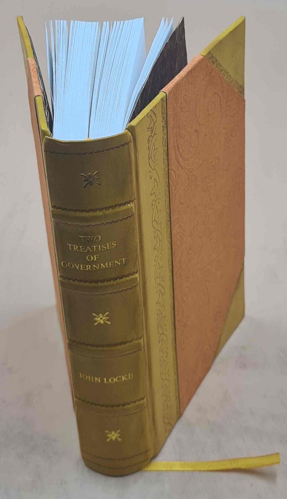 Two Treatises Of Government: In The Former, The False Principles [Leather Bound]