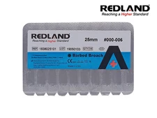 Redland Dental 30pc. VARIETY COLOR 000-006 25 mm Stainless Steel Barbed Broaches