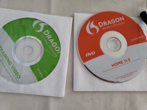 Dragon Naturally Speaking Home Version 11 Speech Recognition Software Microphone - Picture 9 of 13