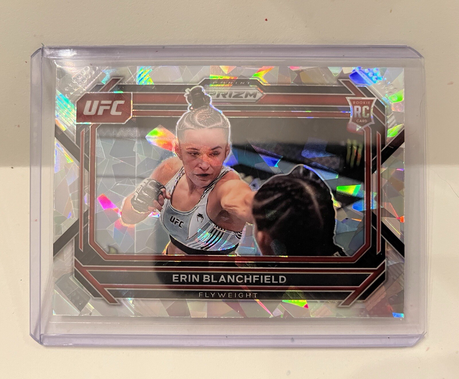 2023 Panini Prizm UFC - Ice Prizm #12 Erin Blanchfield (RC)