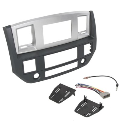 Double Din Dash Install Bezel Kit For 2006-2009 Dodge Ram Truck In - Foto 5