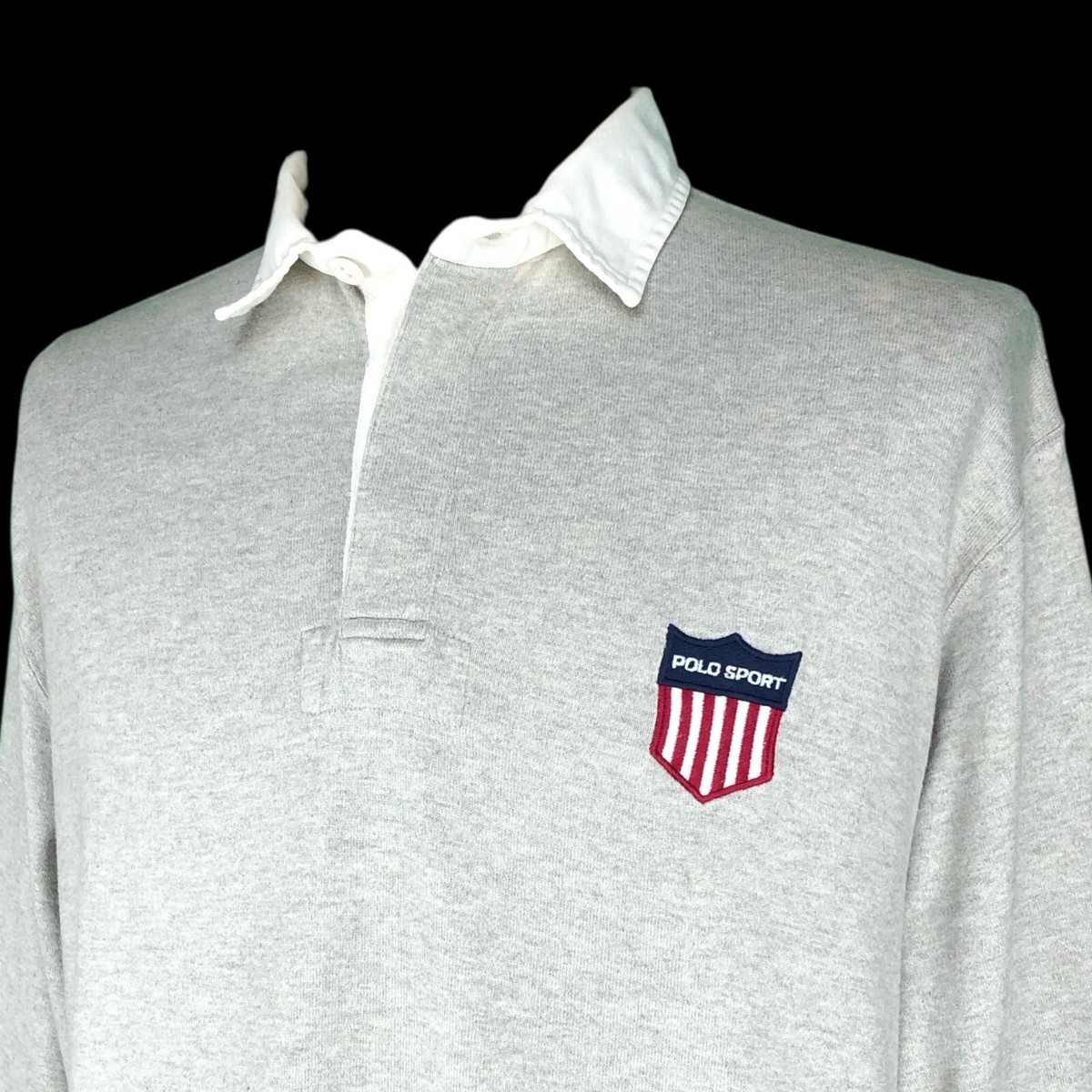 90s Vintage Polo Sport Ralph Lauren x K-Swiss USA Spell Out Logo