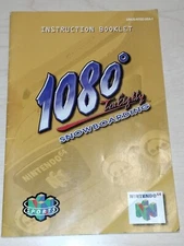 1080 Snowboarding Nintendo 64 N64 Authentic Instruction Manual Booklet Only