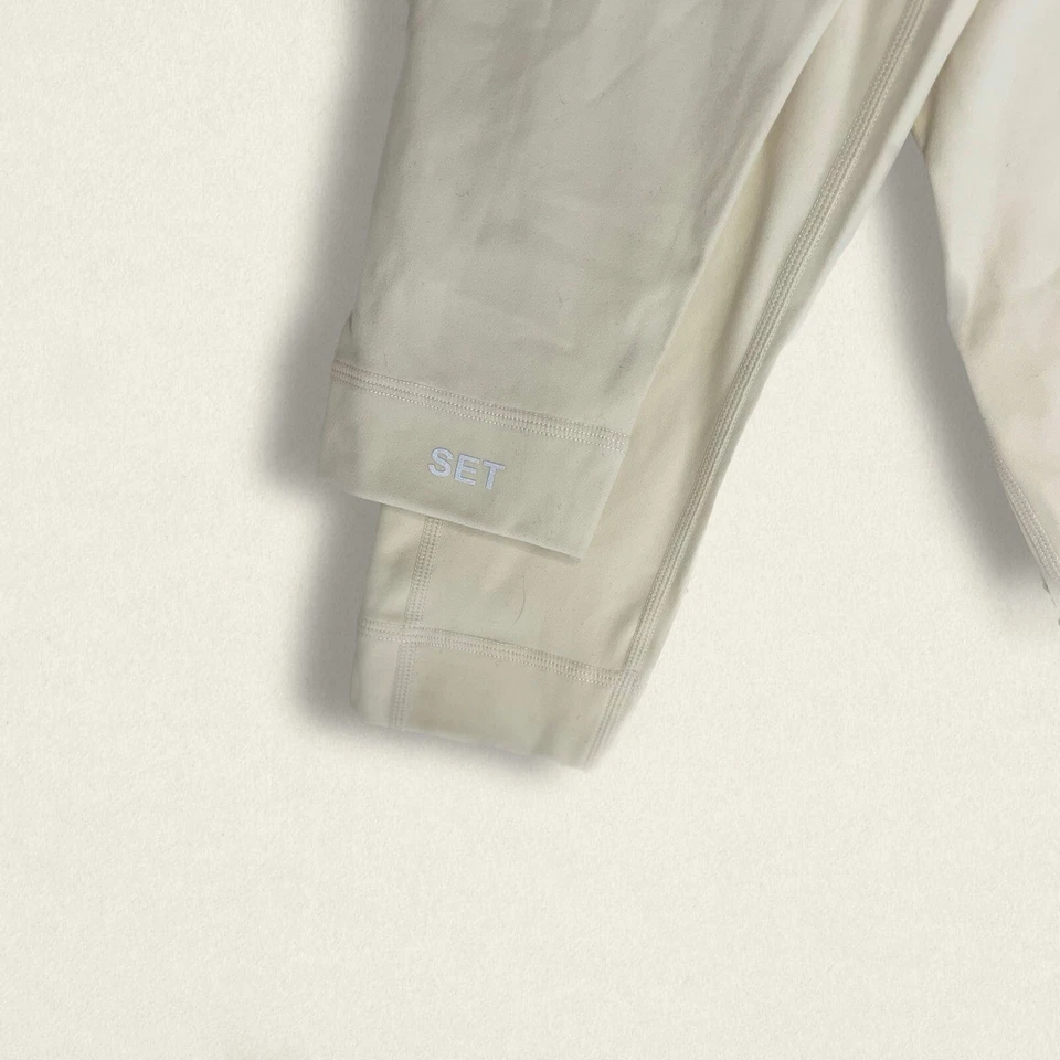 "Juego de leggings activos 26"" entrepierna crema talla XL" Foto 4 de 4