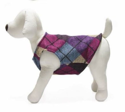 Gooby Small Breed Dog Puppy Cat Argyle Sweater or Winter Deer Hoodie XS S M L - Picture 12 of 28