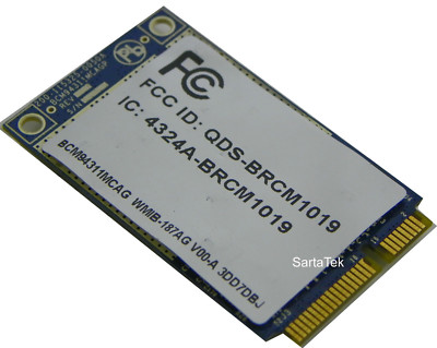 Broadcom BCM94311MCAG 802.11b/g PCI-E Wireless Card Original HP 