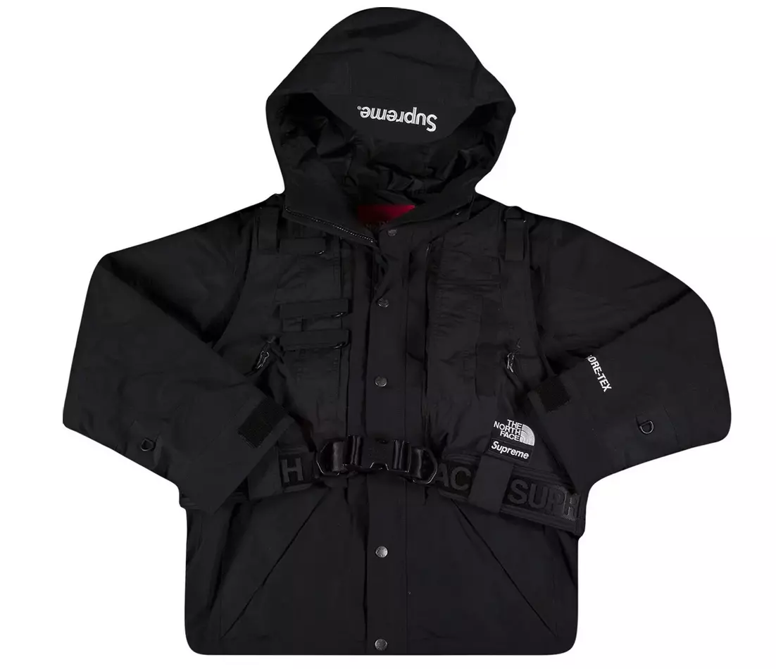 Supreme X The North Face RTG Jacket + Vest SS20 Sz M NOS Gore-Tex New Black  Rare