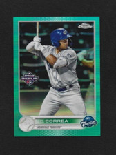 2022 Topps Pro Debut J.C. Correa PDC-66 Aqua Refractor 17/75 Astros